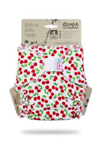 Sweet Cherries - Maxi Night Nappy (Hook & Loop)