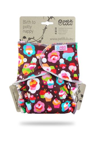 Second quality Cupcakes - Maxi Night Nappy (Snaps) - dirty