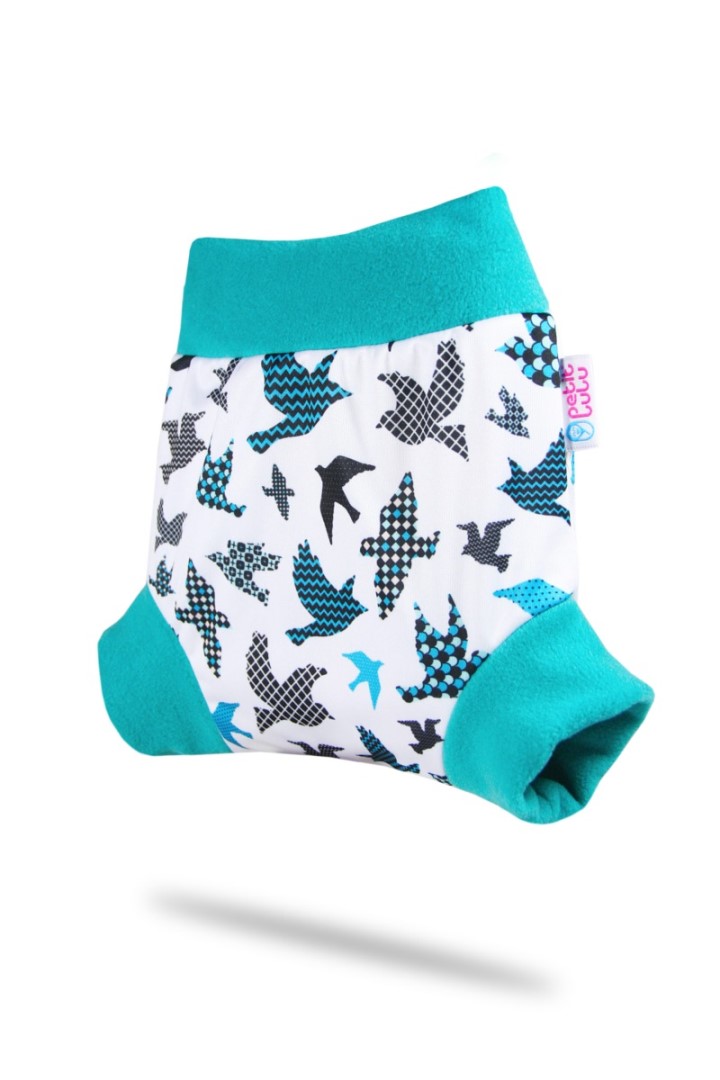 Turquoise Birds - Schlupfüberhose