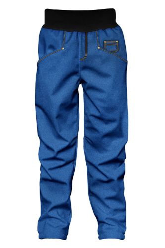 Kids Softshell Trousers, JEANS,  Blue