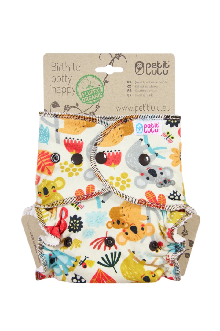 Frisky Koalas - One Size Höschenwindel Fluffy Organic - Druckies
