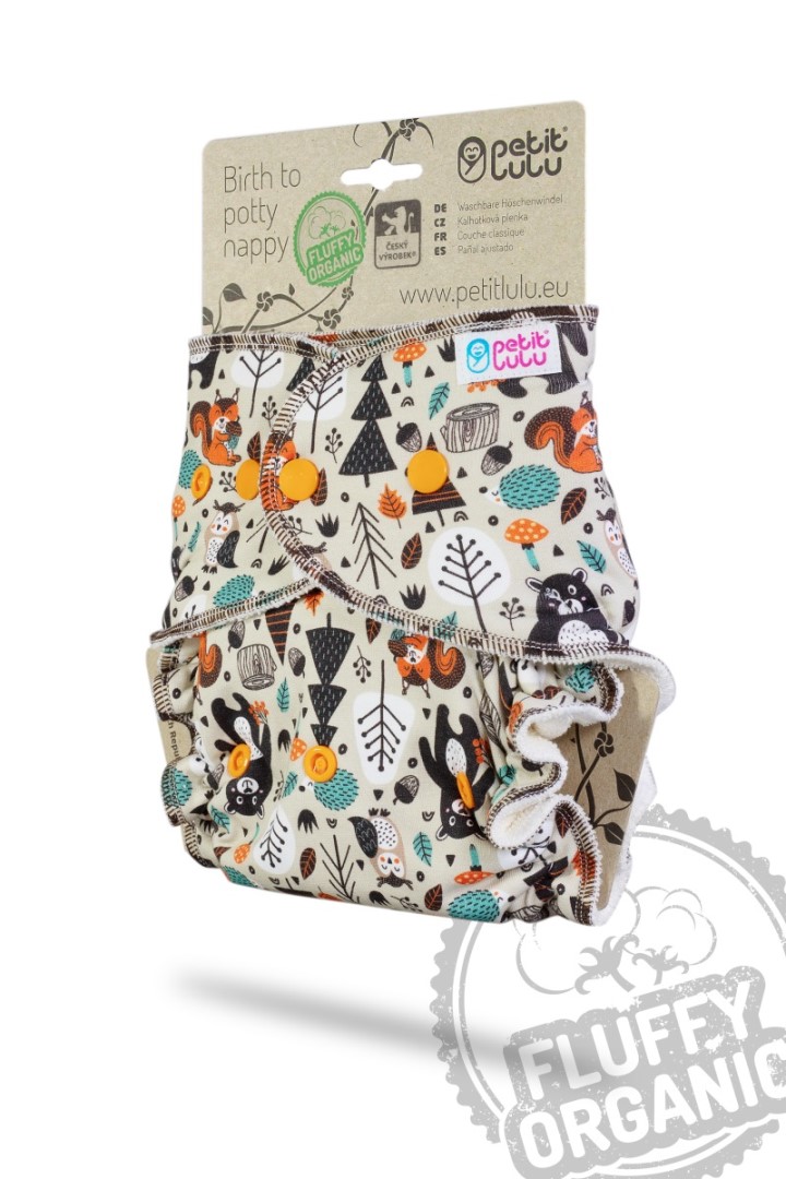 Forest Friends - Maxi Night Nappy (Snaps)