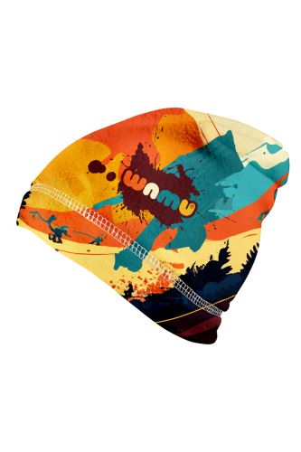 Kids Fleece Beanie Hat, MOUNTAIN BIKE