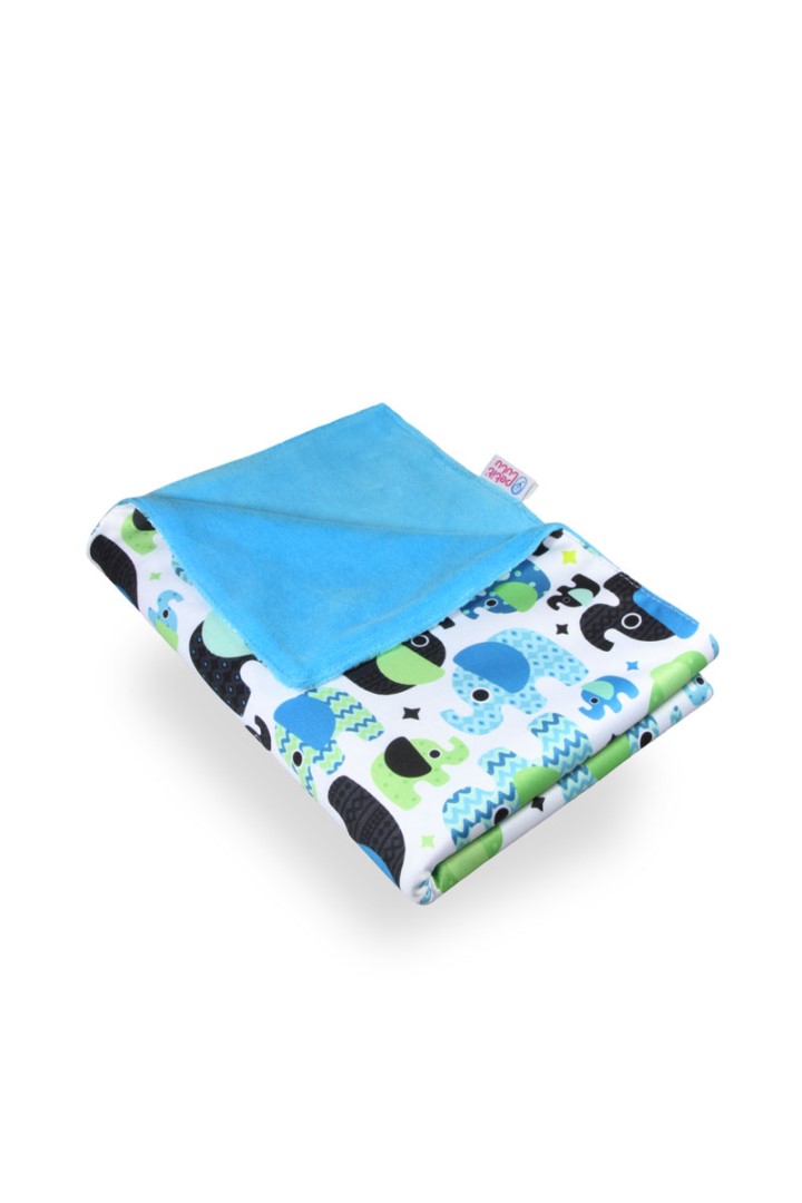 Baby Elephant (blue) - Wickelunterlage