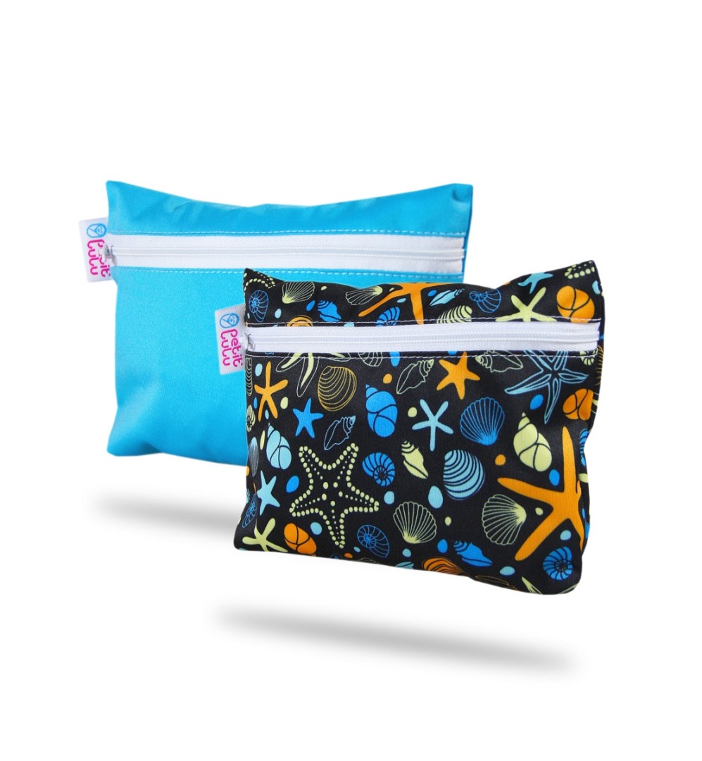 Blue, Ocean Treasures - Small Wetbag 2 Pack