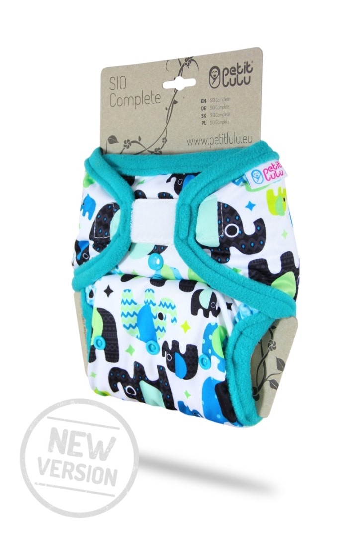 Baby Elephant (blue) - SIO Complete (Hook &amp; Loop)