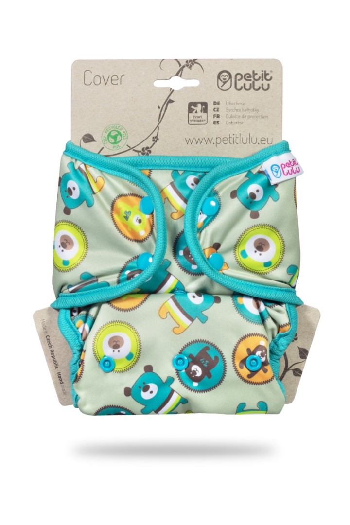 Flying Bears - OneSize Überhose mit Fleece Laschen - Druckies