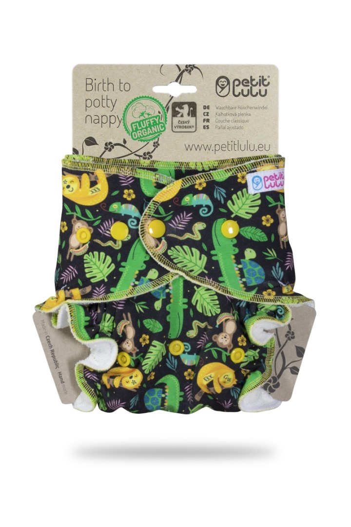 Rainforest Night - One Size Höschenwindel Fluffy Organic - Druckies