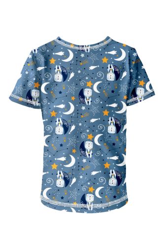 Kurzärmeliges Kinder T-Shirt, BEARS ON THE MOON