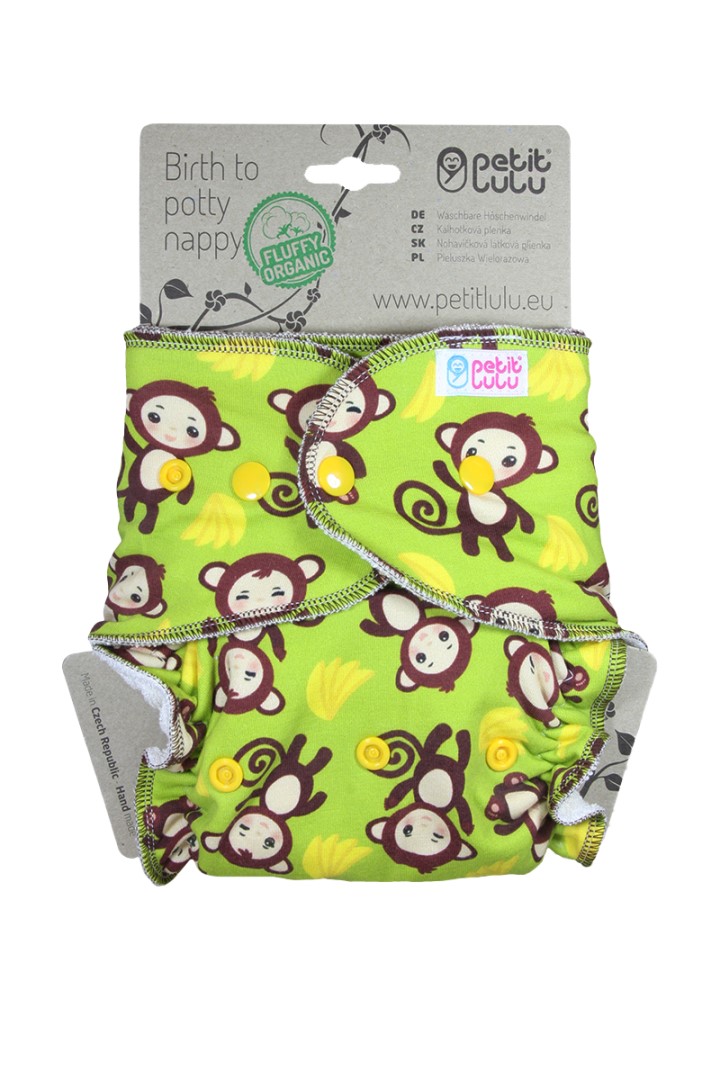 Monkey Business - One Size Nappy (Snaps)
