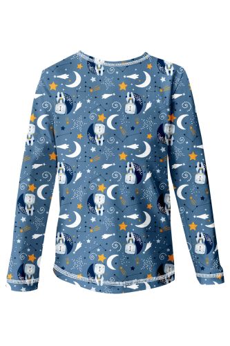 Kids long sleeve T-shirt, BEARS ON THE MOON