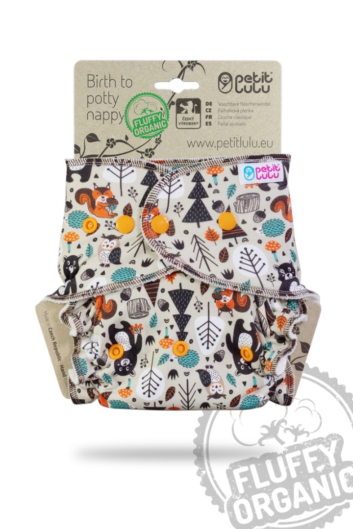 Forest Friends - Maxi Night Nappy (Snaps)