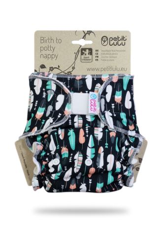 Feathers & Arrows - One Size Nappy (Hook & Loop)