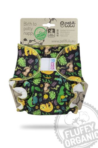 Rainforest Night - Maxi Nachtwindel Fluffy Organic - Klett