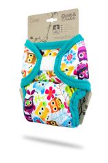 Happy Owls - Überhose mit PUL Laschen - Klett (1)