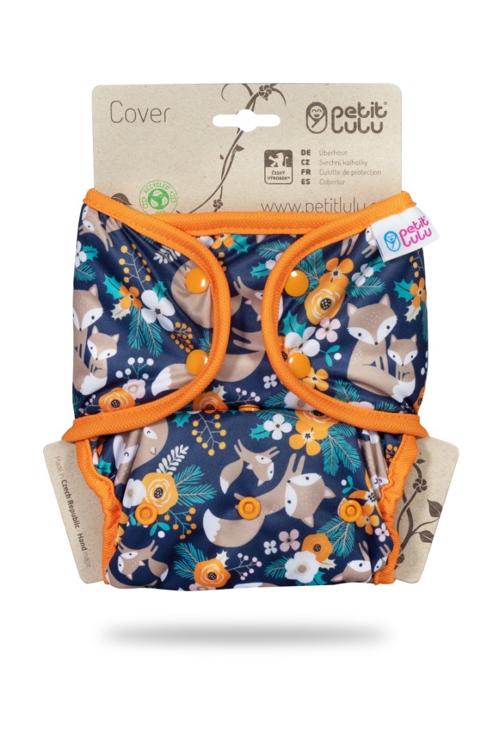 Fox Family - OneSize Überhose mit Fleece Laschen - Druckies