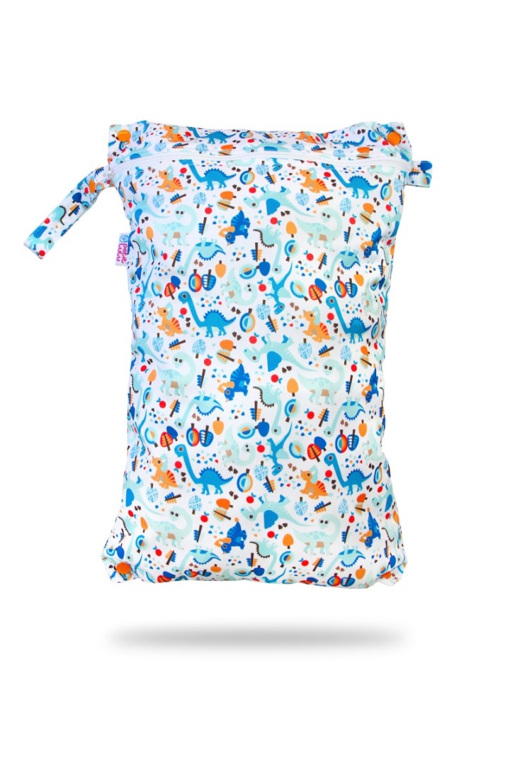 Prehistoric Times -Double-Size  Nappy Bag