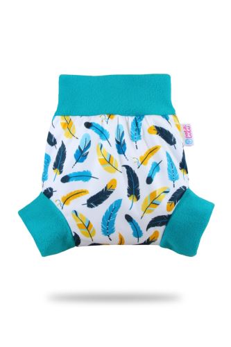 Turquoise Feathers - Schlupfüberhose