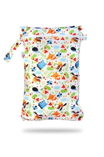 Second quality Crazy Animals - Nappy Bag - wrinkled PUL