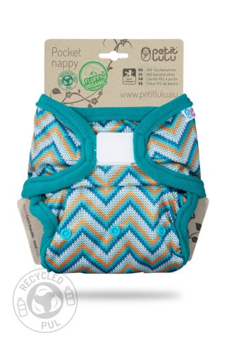 Knitted Chevron - All In One Pocketwindel - Klett
