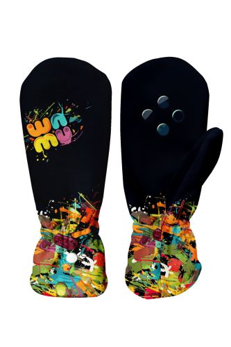 Kids Softshell Mittens, GAME ON