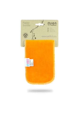 Kurze Velourseinlage- Orange