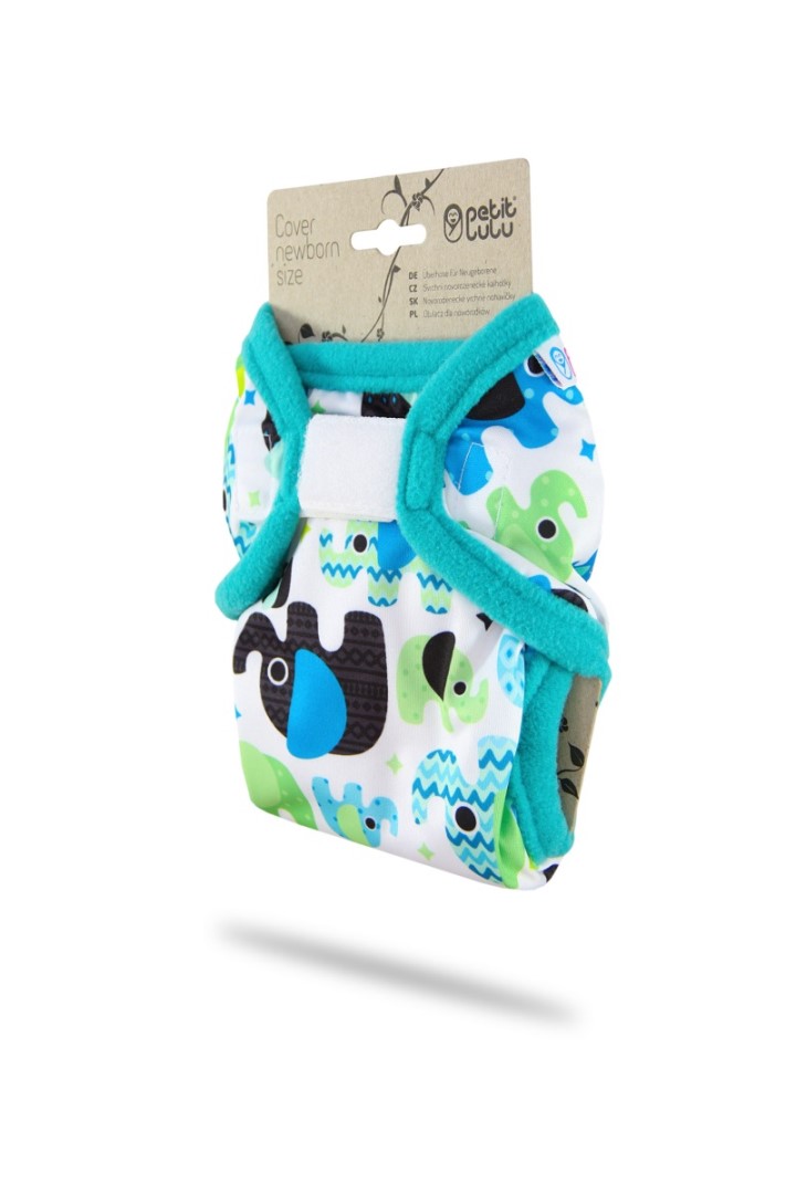 Baby Elephant (blue) - Newborn Cover