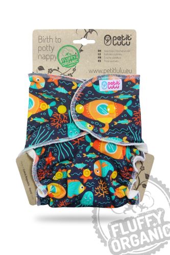 Yellow Submarine - Maxi Nachtwindel Fluffy Organic - Druckies