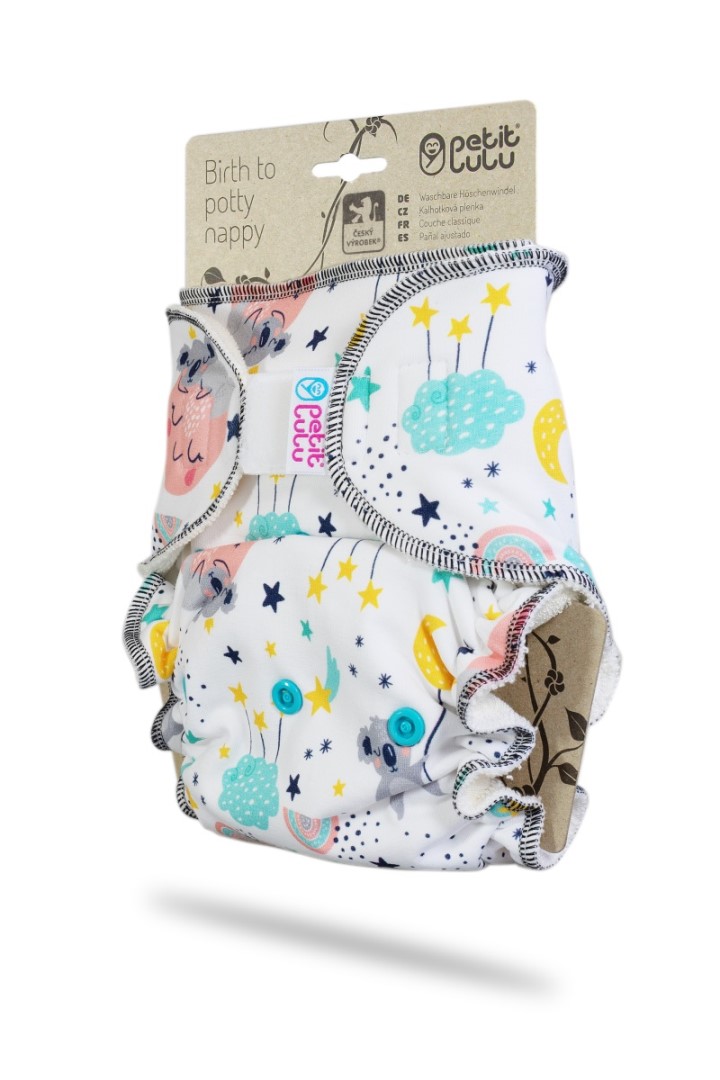 Dreaming Koalas - One Size Nappy (Hook &amp; Loop)