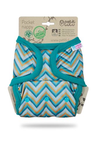 Knitted Chevron - All In One Pocketwindel - Druckies