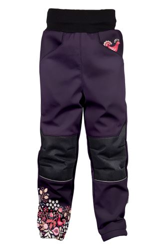 Kids Softshell Trousers (insulated), OWL, Violet