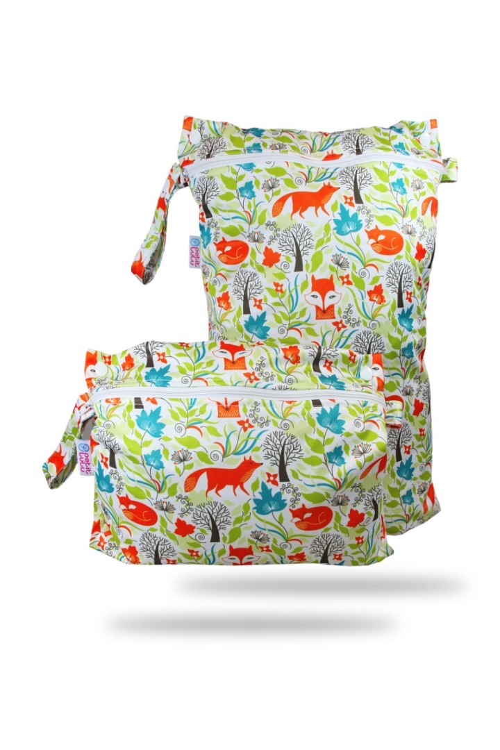Foxes - Double-Size Nappy Bag