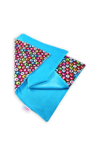 Colorful Hearts (turquoise) - Changing Mat
