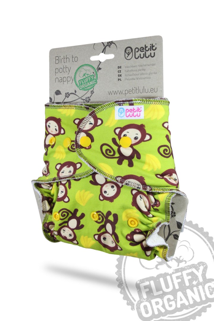 Monkey Business - Maxi Night Nappy (Snaps)