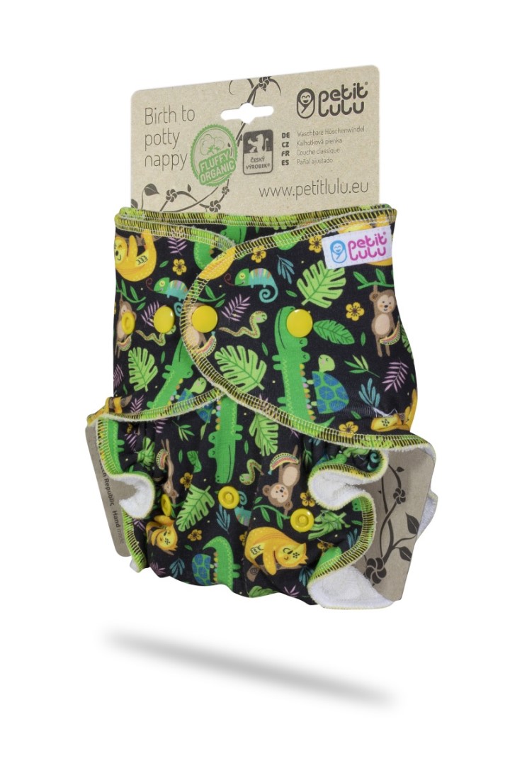Rainforest Night - One Size Nappy (Snaps)