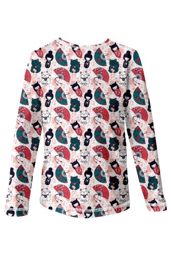 Kids long sleeve T-shirt, JAPANESE DOLLS