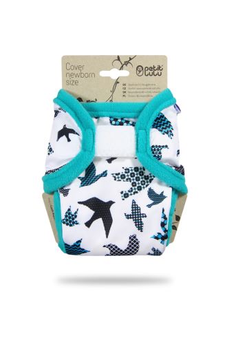 Turquoise Birds - Newborn Cover
