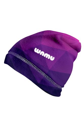Kids Fleece Beanie Hat, MOSAIC, purple