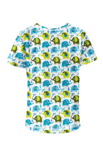 Kurzärmeliges Kinder T-shirt, LITTLE ELEPHANTS