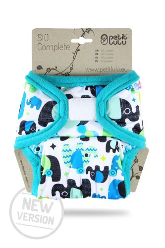 Baby Elephant (blue) - SIO Complete (Hook & Loop)