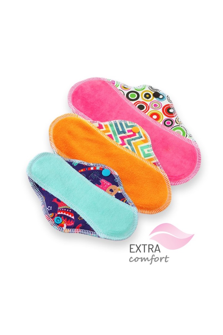 SLIM Cloth Pads Trial kit (1x SLIP, 1x STANDARD, 1x ULTRA)