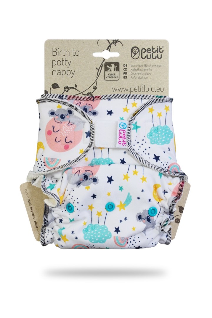 Dreaming Koalas - One Size Nappy (Hook &amp; Loop)