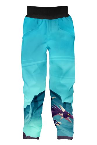 Kids Softshell Trousers, DRAGON FANTASY