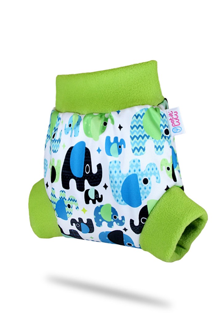 Baby Elephant (blue) - Schlupfüberhose