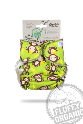 Monkey Business - Neugeborenen Höschenwindel Fluffy Organic