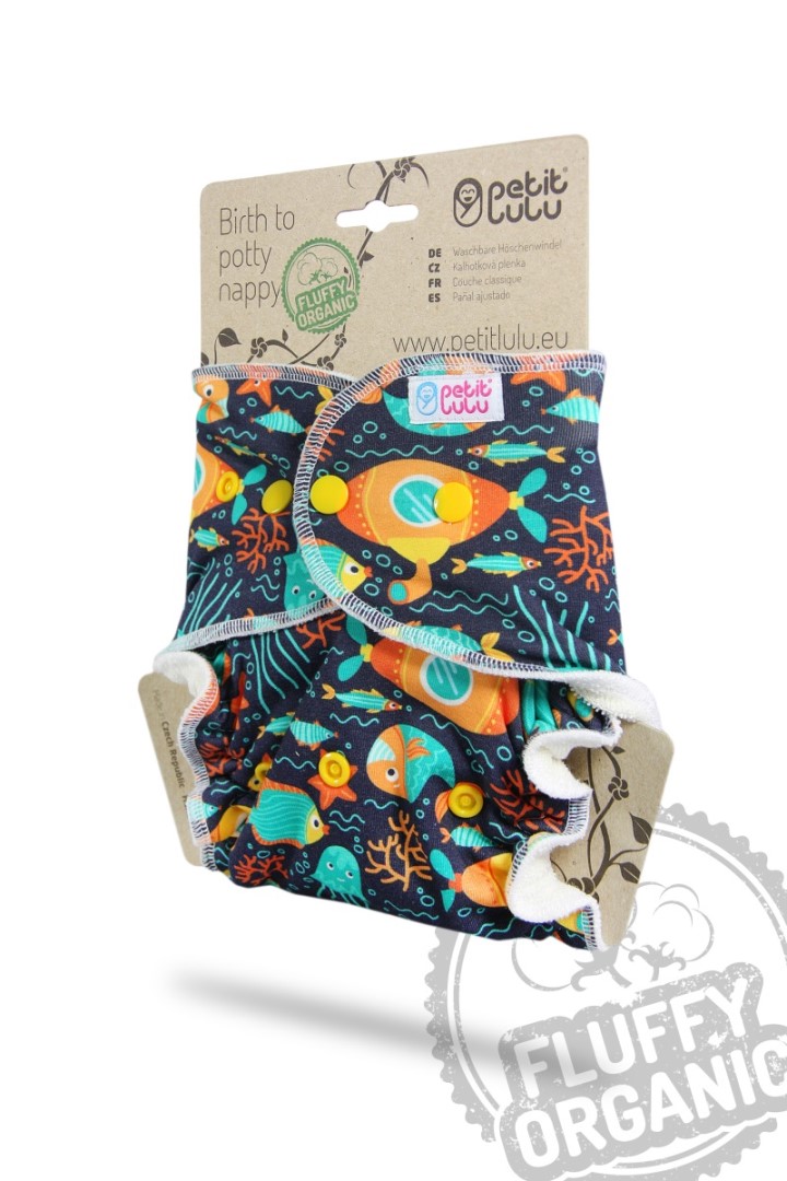 Yellow Submarine - Maxi Night Nappy (Snaps)