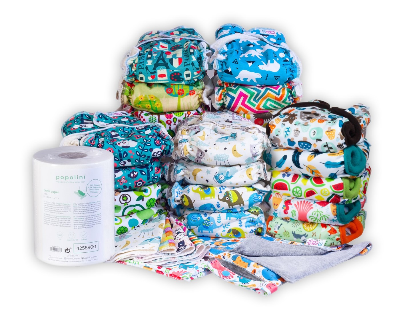 Birth To Potty Nappy Large Pack