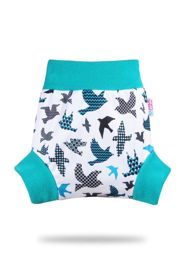 Turquoise Birds - Schlupfüberhose