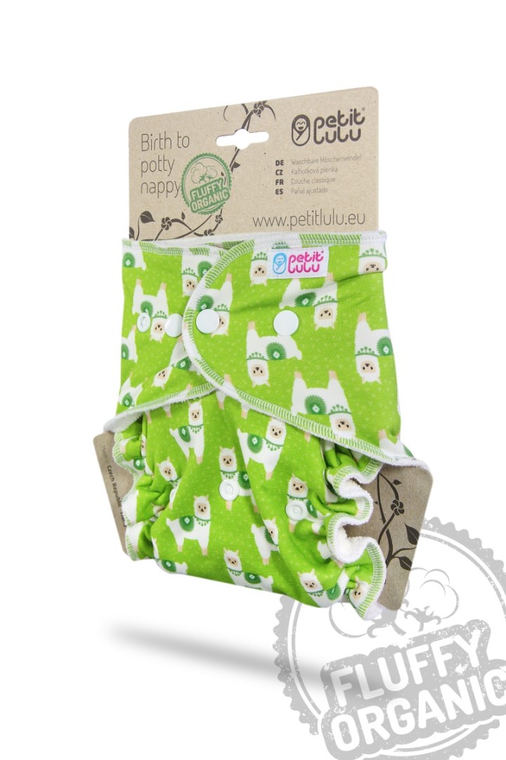 Alpacas - Maxi Night Nappy (Snaps)