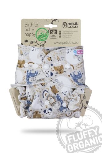 Siesta In The Zoo - One Size Nappy (Snaps)